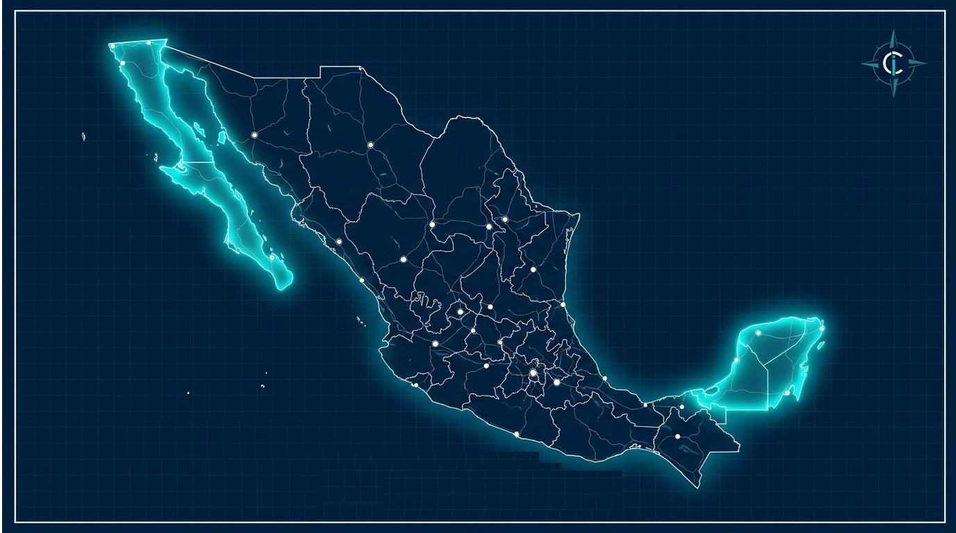 Strategic Operations Map of Mexico